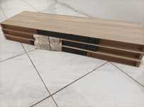 Prateleira suspensa 80cmx23.5cm cor carvalho