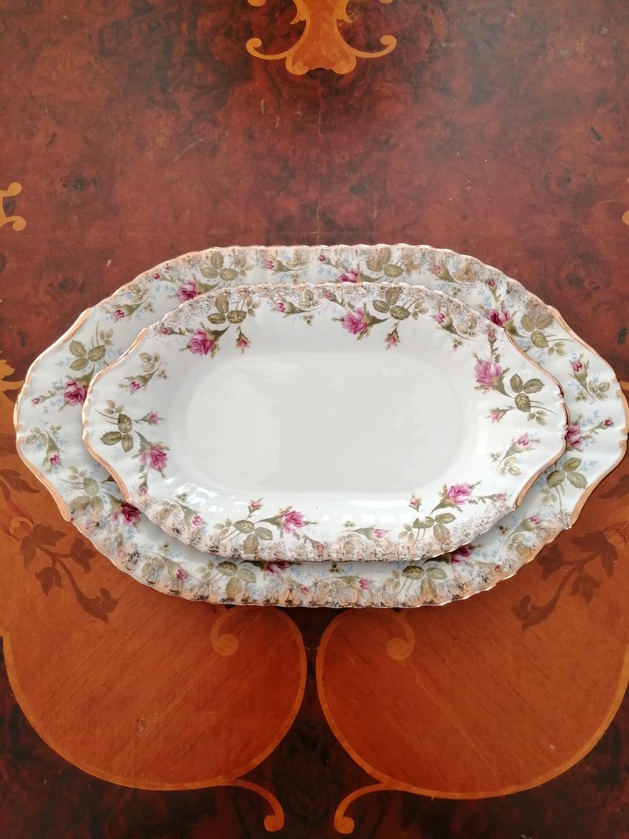 Dwa półmiski porcelana Chodzież