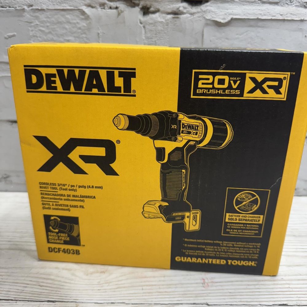 Акумуляторний заклепочник Dewalt DCF403 20V MAX