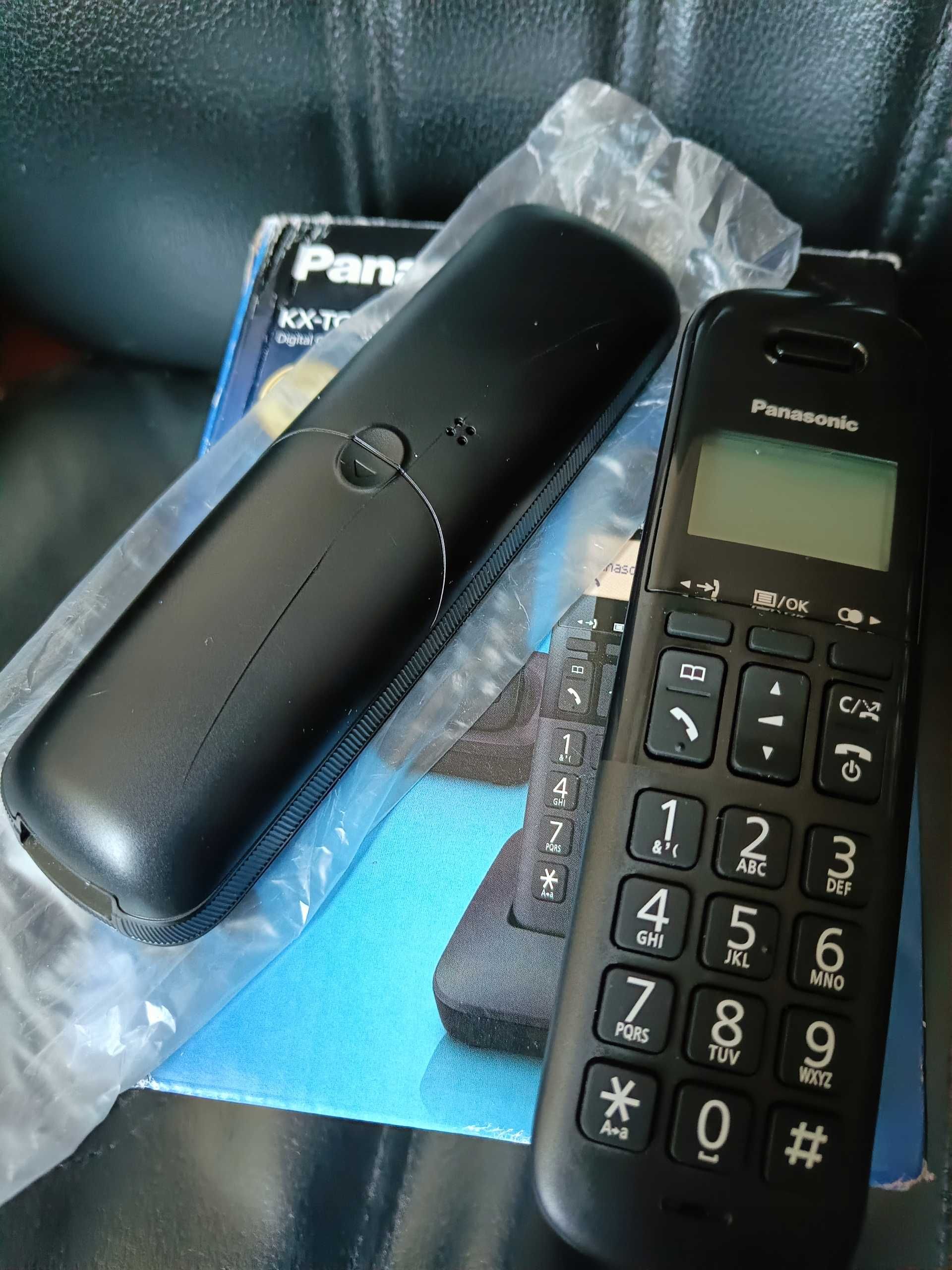 2x Telefon bezprzewodowy Panasonic KX-TGB612 Duo RYSA