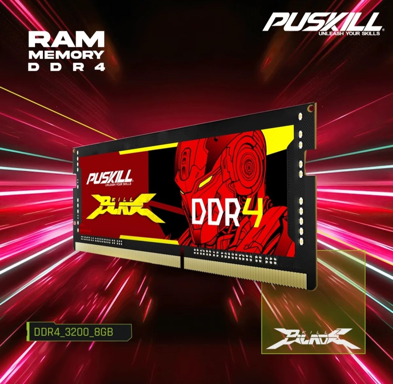 Puskill DDR4 32 gb 3200mhz ігрова память
