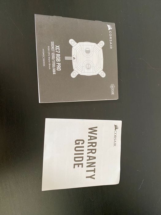 CPU Block Corsair XC7 RGB Pro White