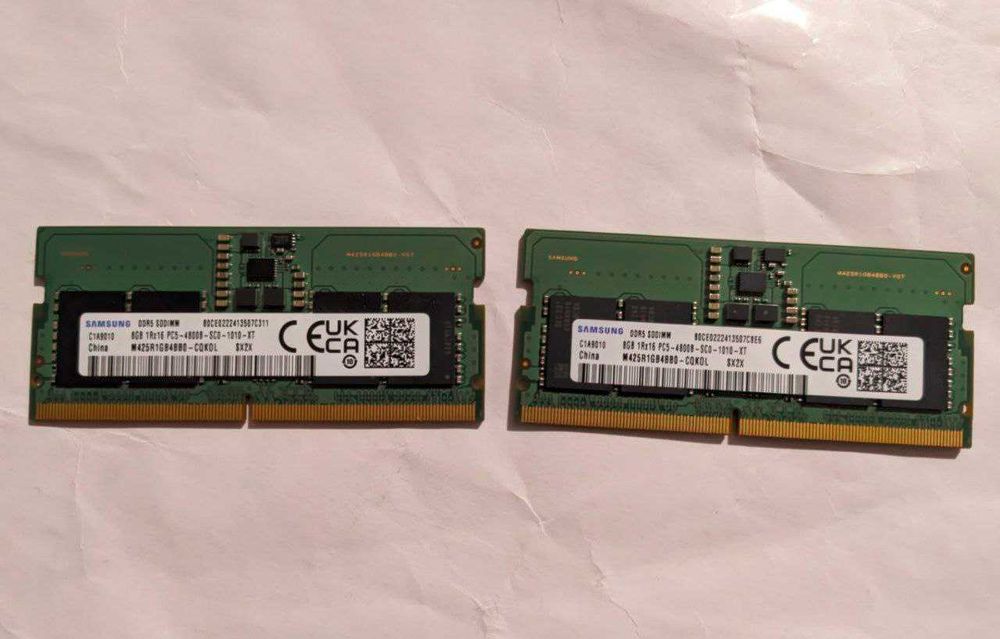 Модуль пам'яті Samsung DDR5 SODIMM 8GB (2шт.)
