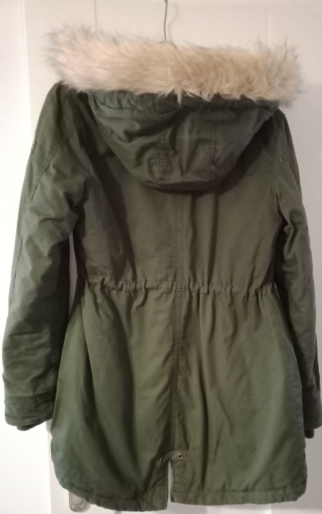 Kurtka parka,rozm M/ L kolor khaki GIRLS united,100% cotton,