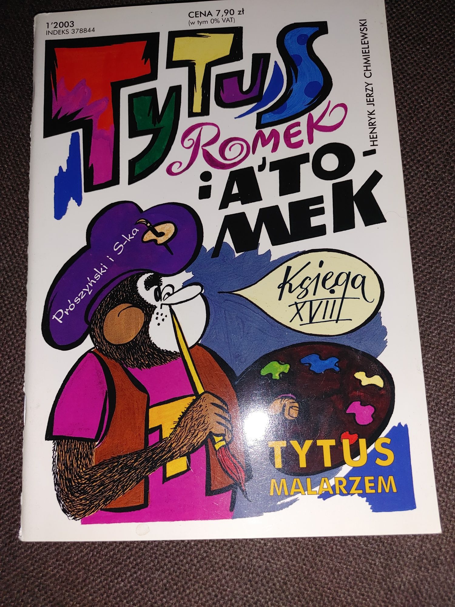 Tytus Romek i Atomek ksiega 18 Tytus malarzem