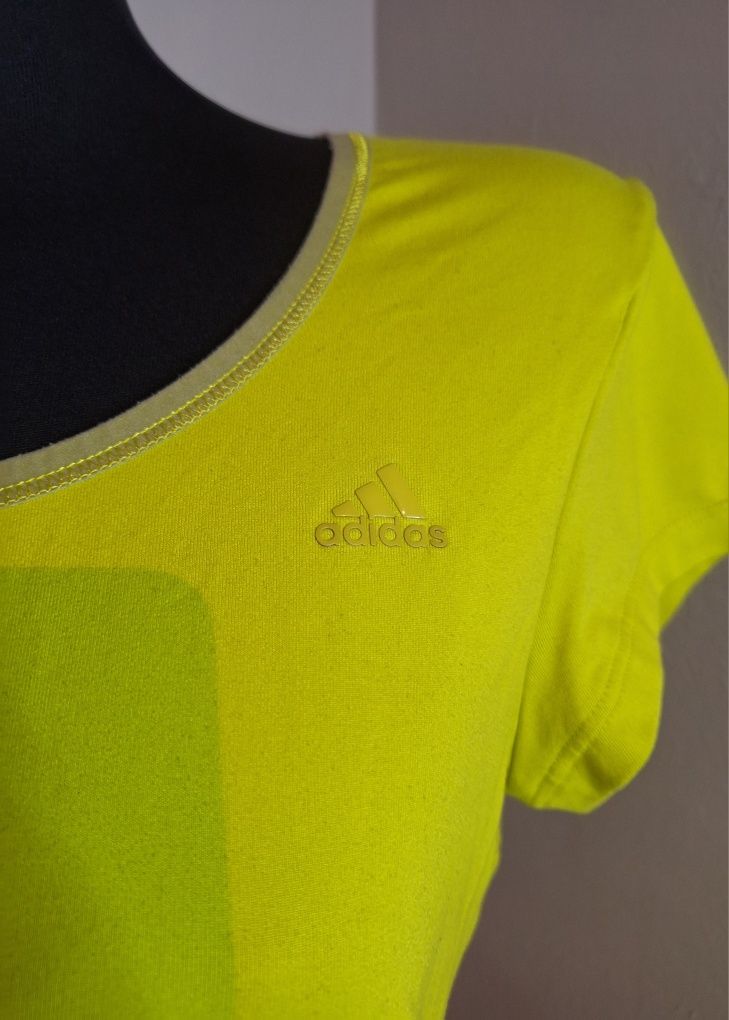 Żółta koszulka adidas s