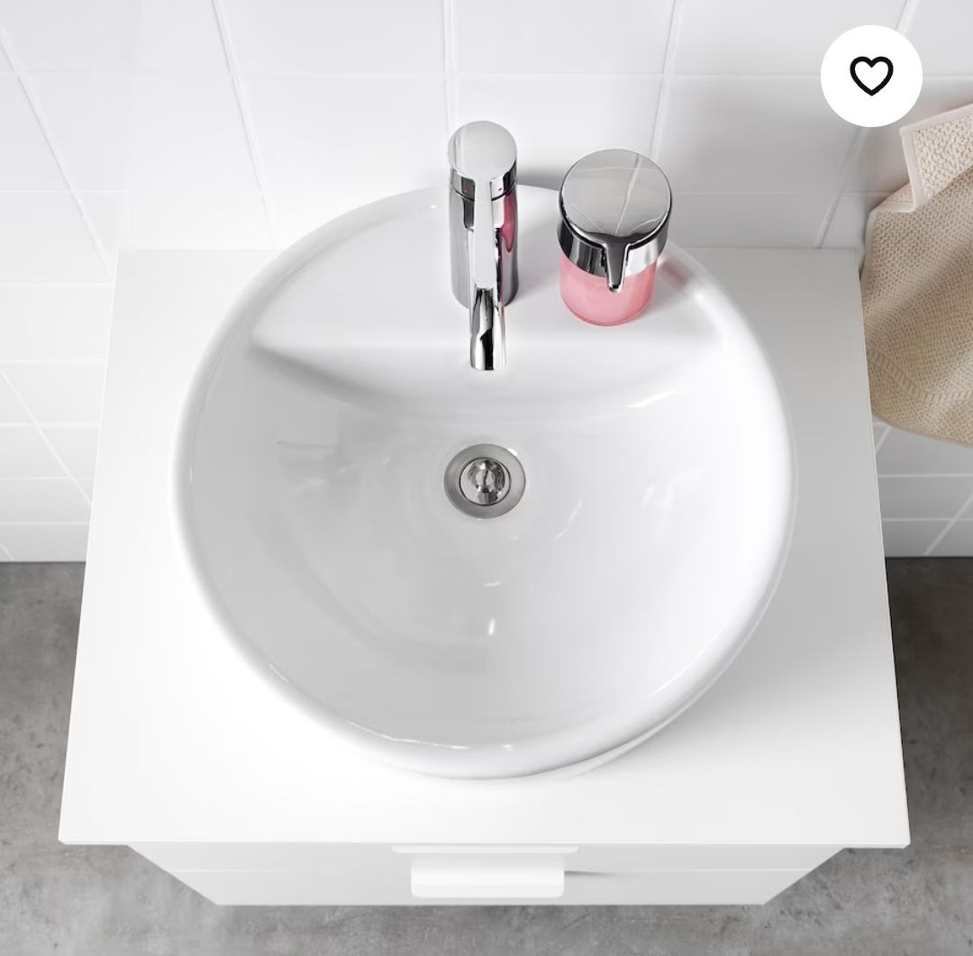 Nowa 1/2 ceny na blatowa umywalka TÖRNVIKEN z Ikea 45 cm