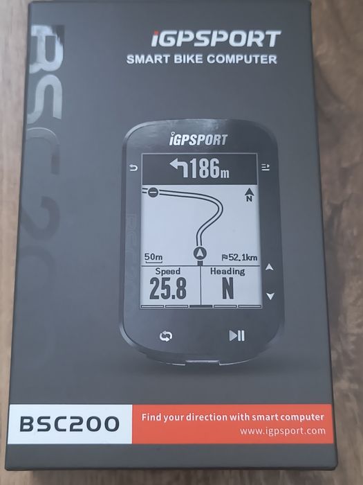 Nowy Komputer licznik IGPS200 GPS jazda po śladzie