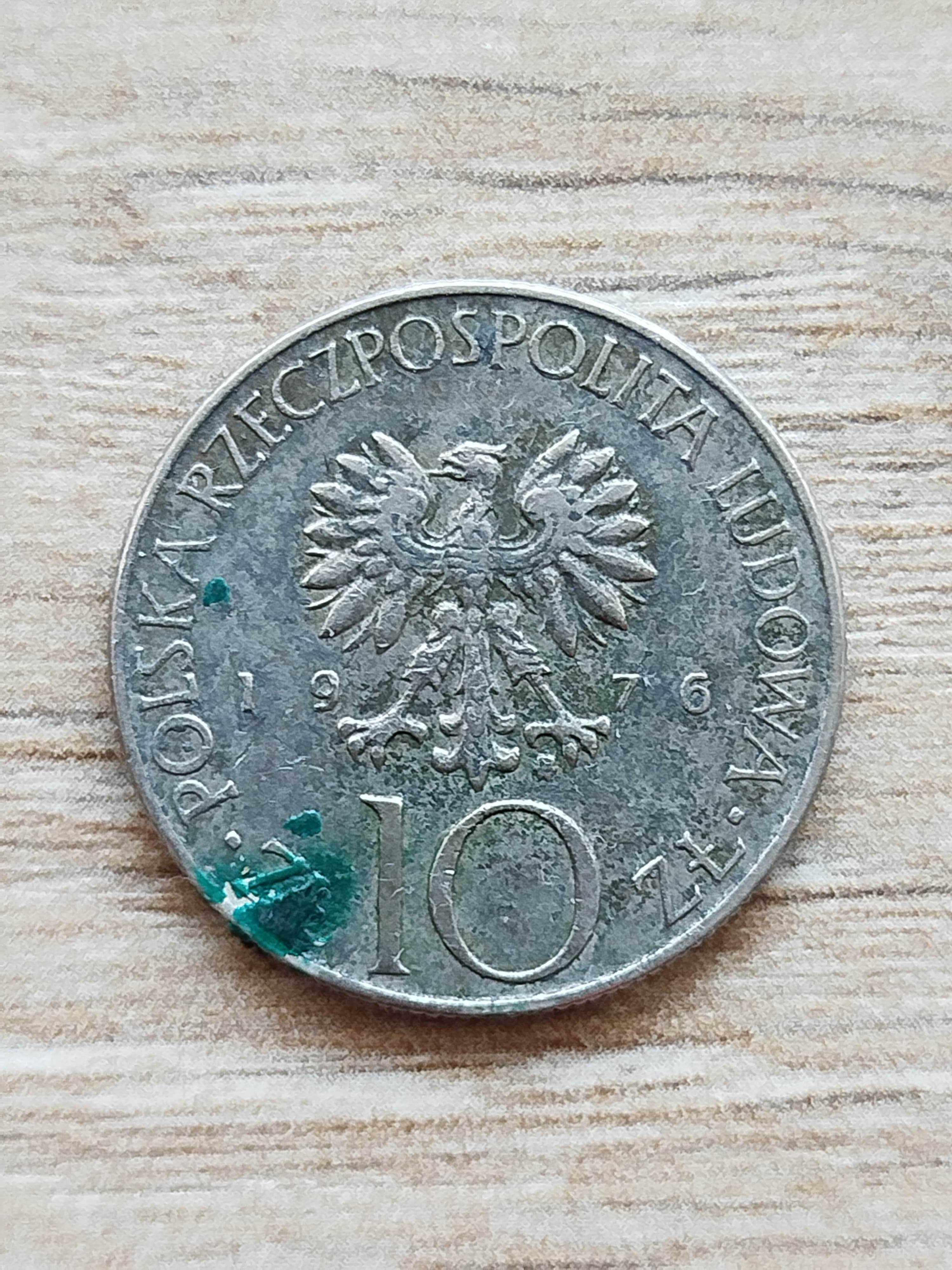 Moneta 10zl. 1976r Adam Mickiewicz