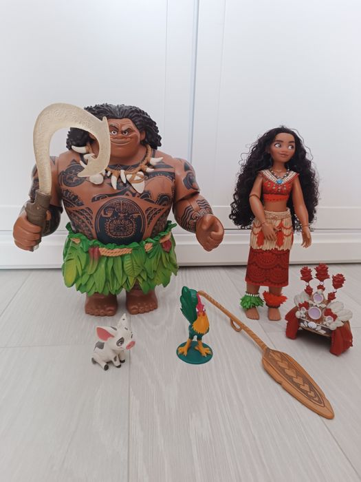 Ляльки Мауї та Моана з аксесуарами