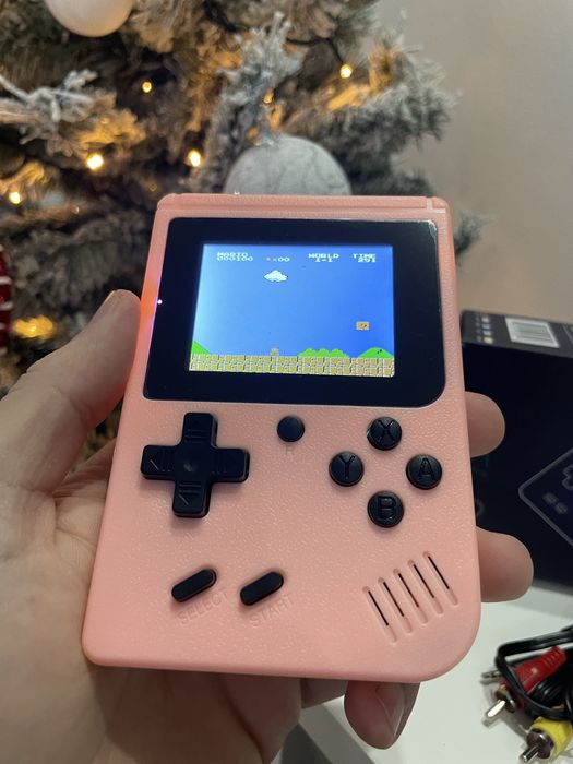 Consola Retro(Rosa) 400 jogos clássicos - Game Box Retro