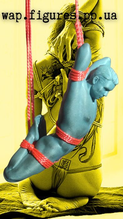 Шибари парень.Подвеска в авто.