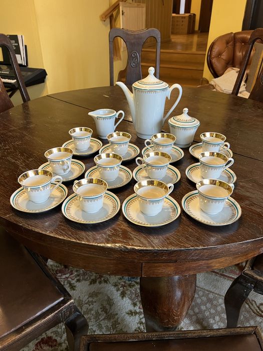 UNIKAT! Serwis Kawowy ĆMIELÓW Fason ROCOCO (Maria)