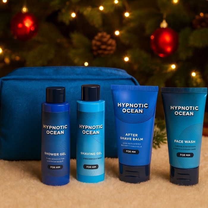 Zestaw kosmetyków męskich morski