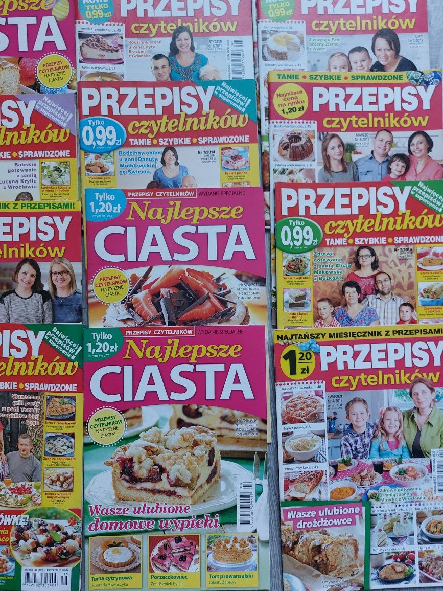 18 broszur Przepisy czytelników