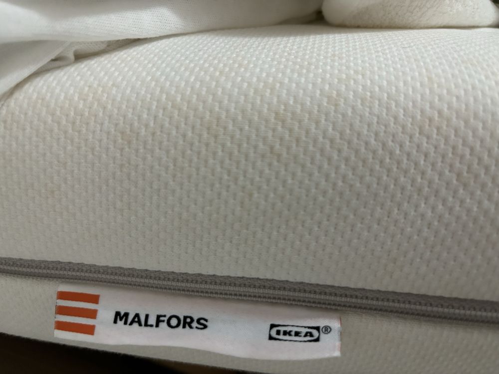Cama Individual MALM (IKEA) + Colchão Espuma MALFORS (IKEA)