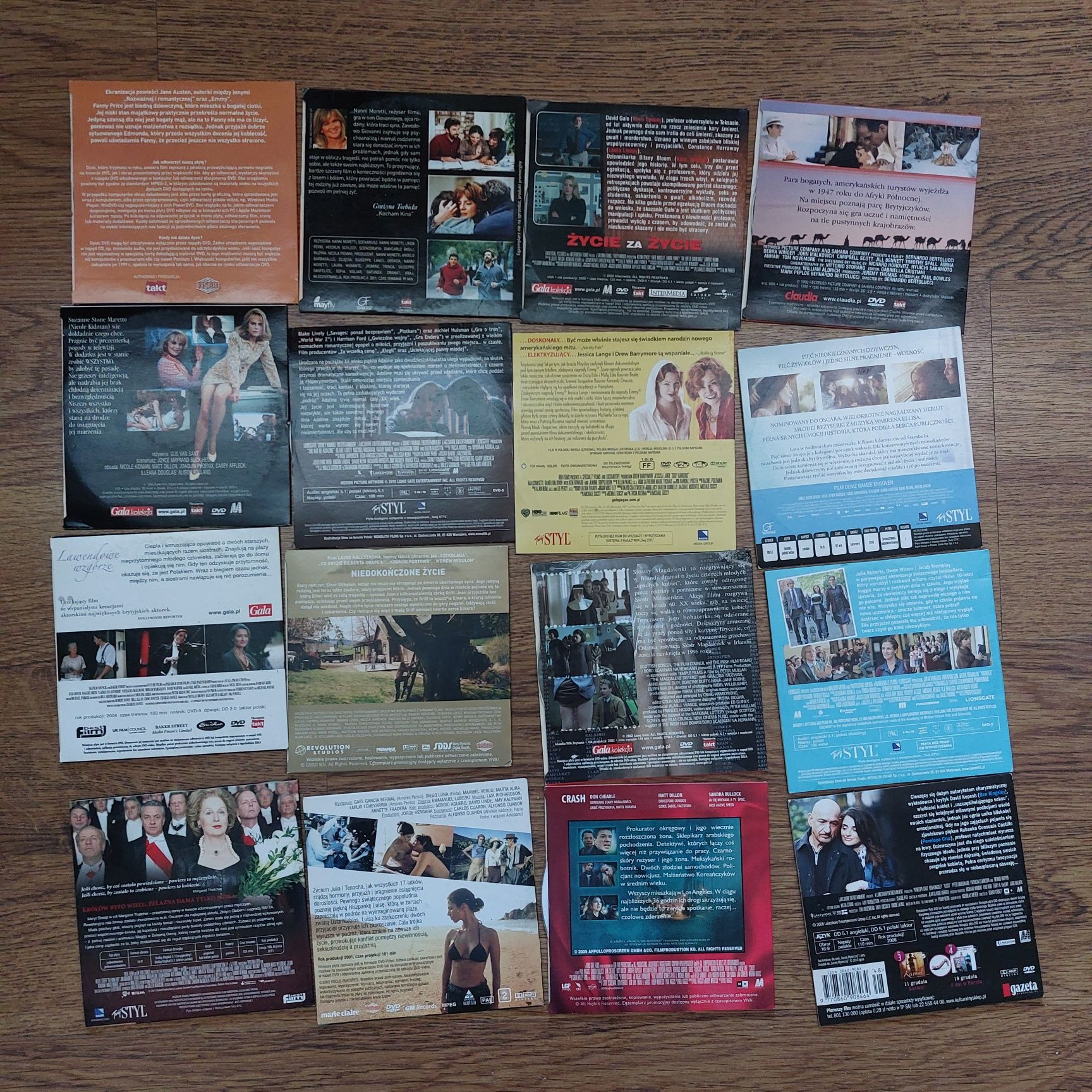 16 popularnych filmów obyczajowych (tytuły na zdj.)