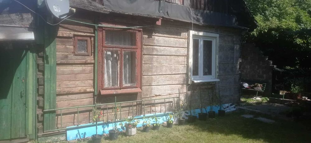 Dom z bali drewniany do rozbiórki