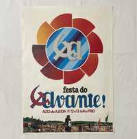 Poster Festa do Avante 1980 Alto da Ajuda PCP Comunismo