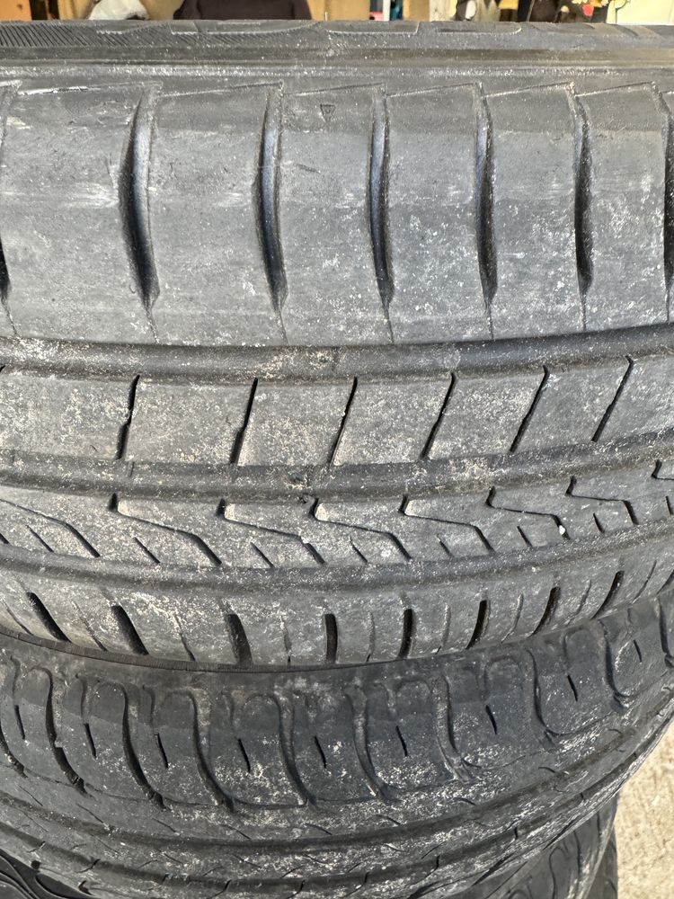 Jantes de aluminio + pneus (175/65R14) novos