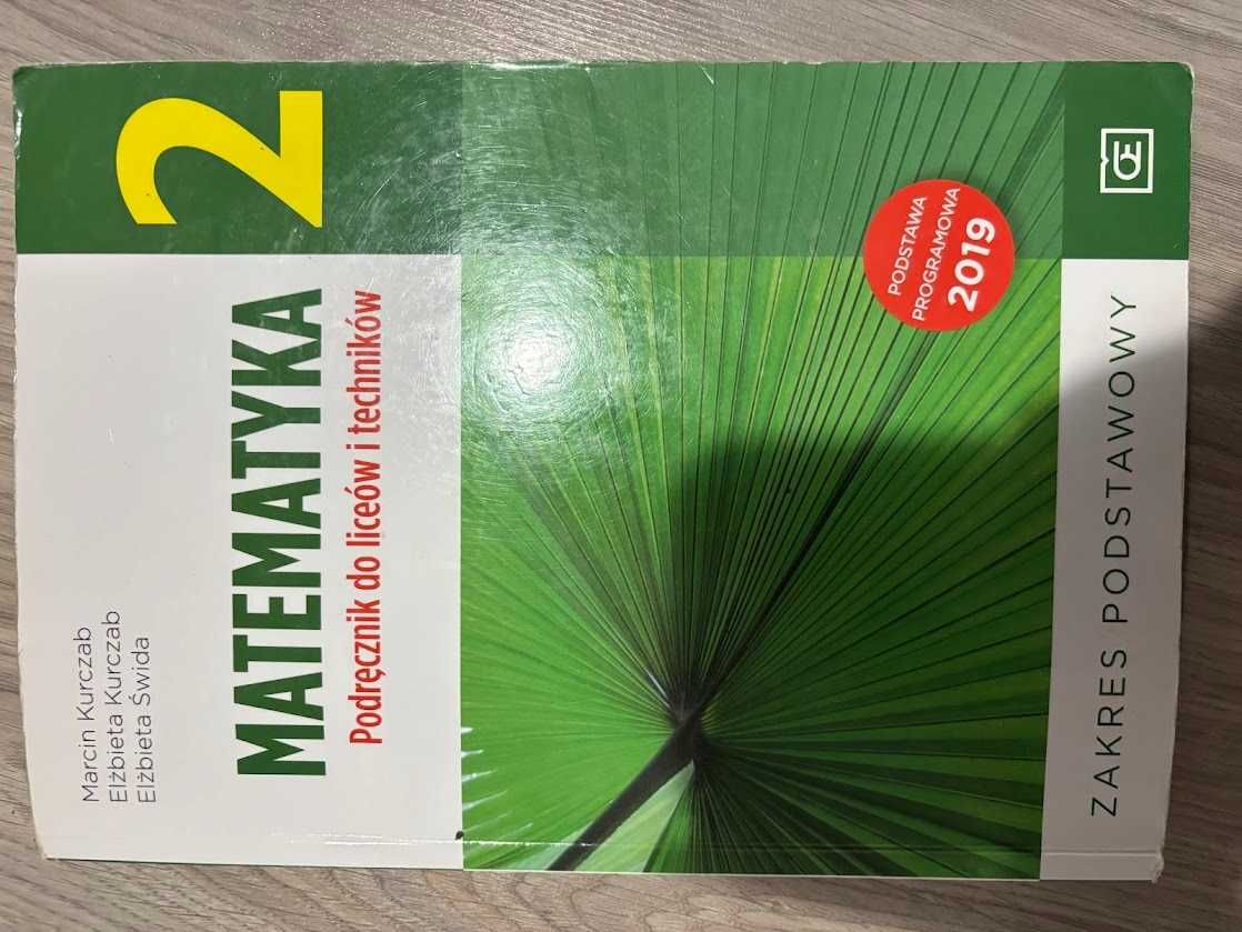 Podręcznik+zbiór zadań matematyka podstawa 2 LO, niezużyty kod dostępu