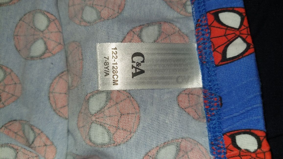 6 cuecas novas homem aranha tam 7-8 anos