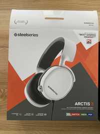 Przewodowy zestaw słuchawkowy ARCTIS 3 Steelseries biały słuchawki