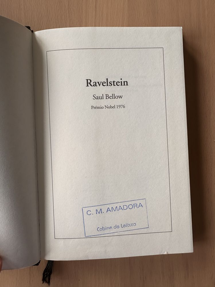 Livro “Ravelstein” de Saul Bellow