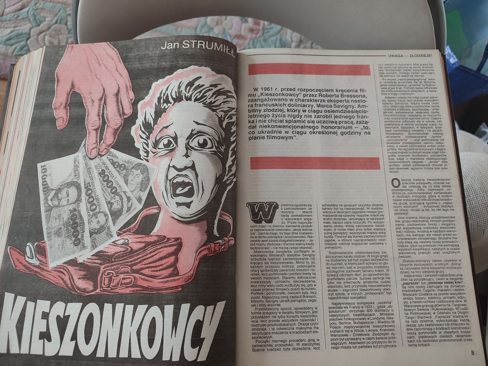 Kolekcja gazet Detektyw różne roczniki