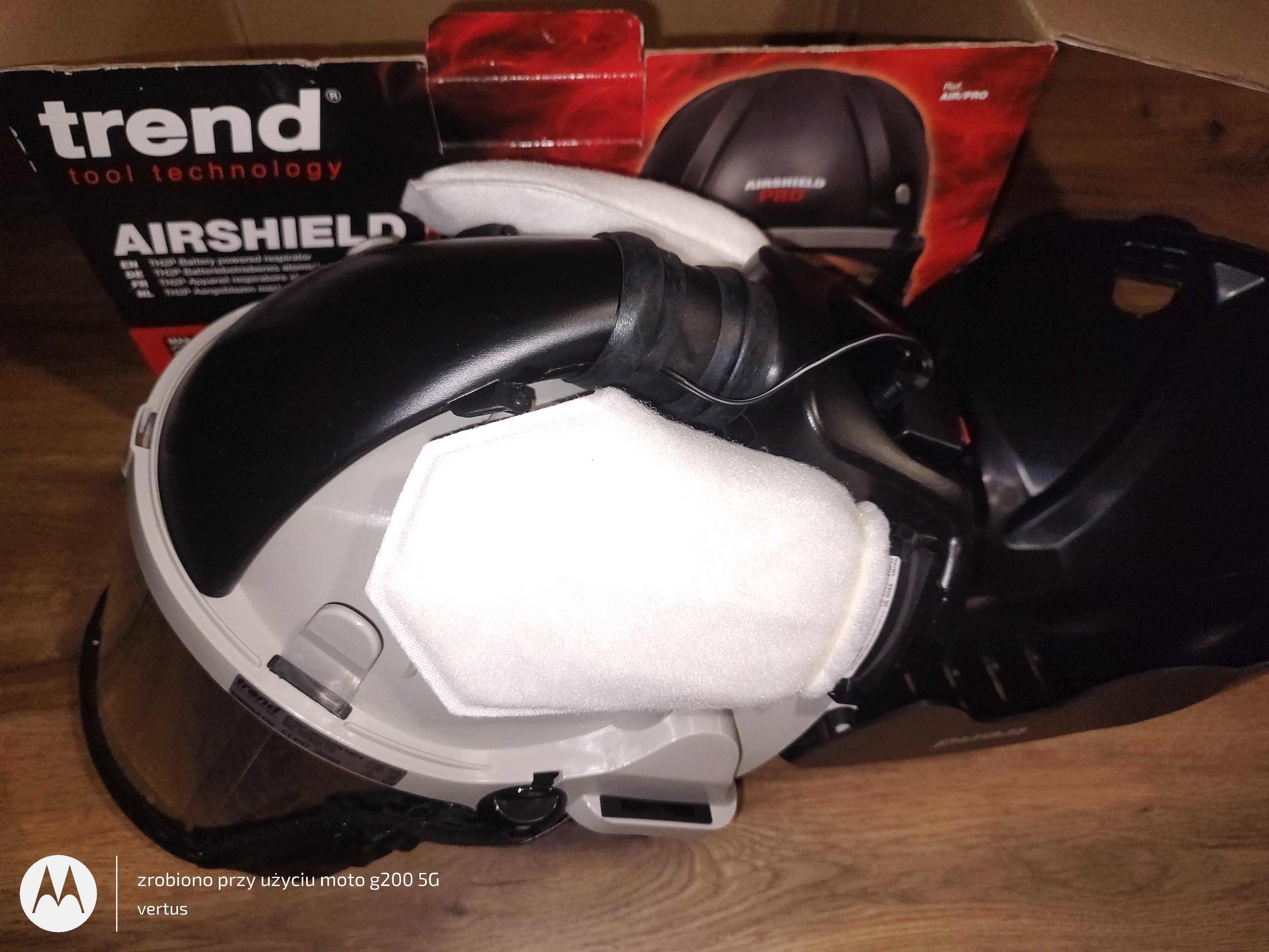 Pełnotwarzowa maska ochronna TREND Airshield Pro APF 20 z kaskiem