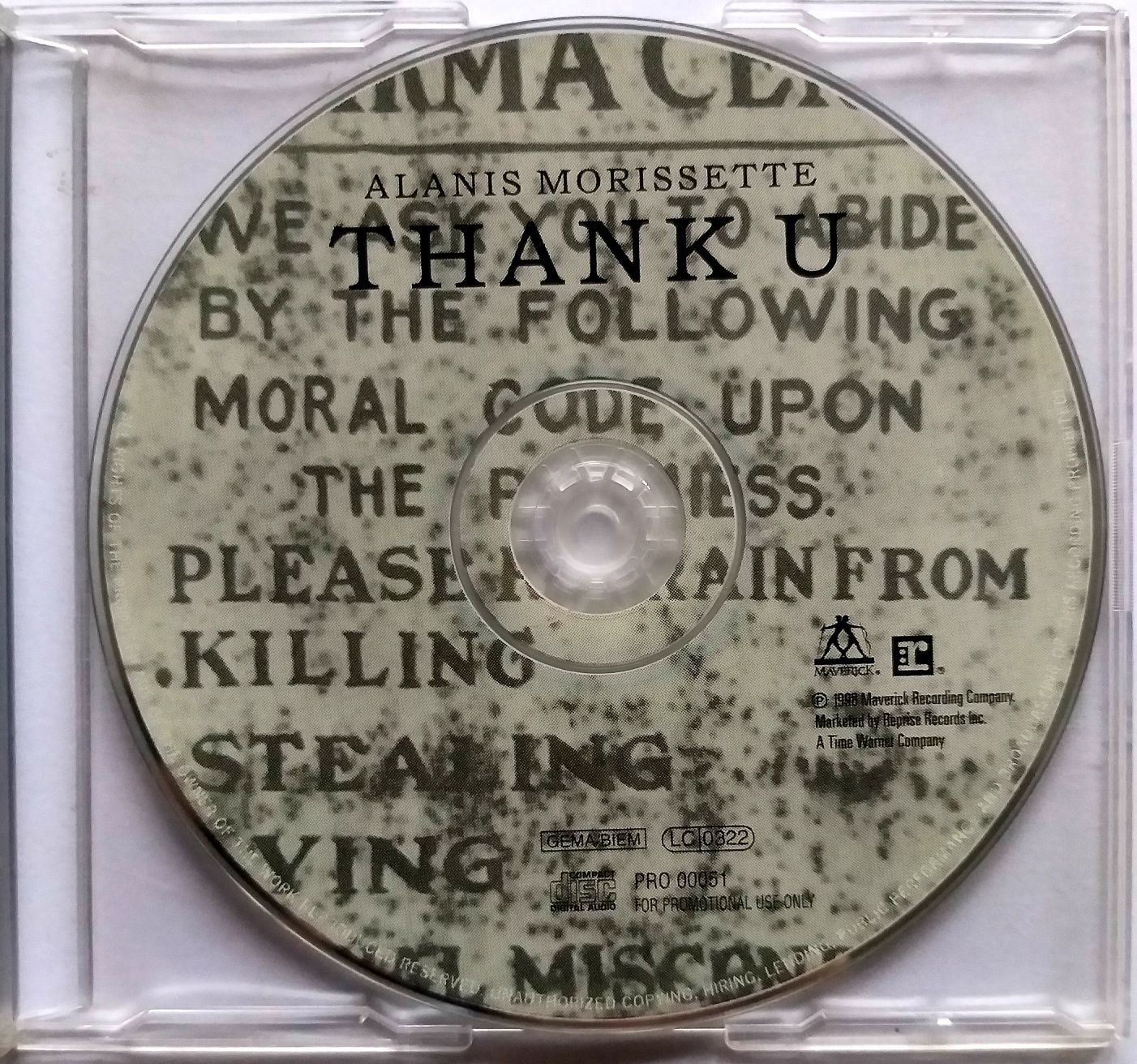 CDs Alanist Morissette Thank You 1998r