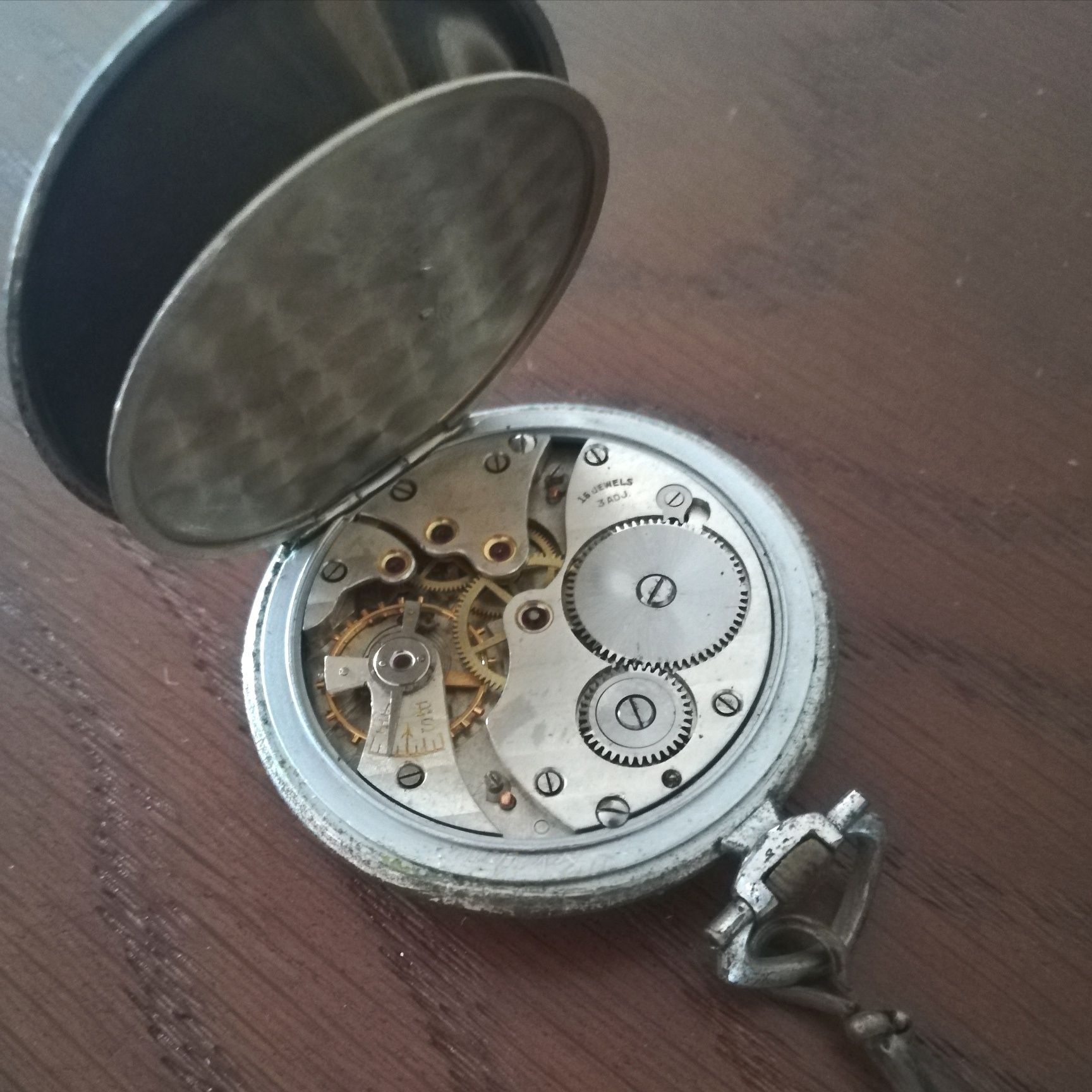 Relógio de bolso Argus Precision, anos 60