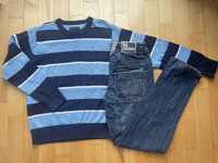 Sweter / jeansy 140