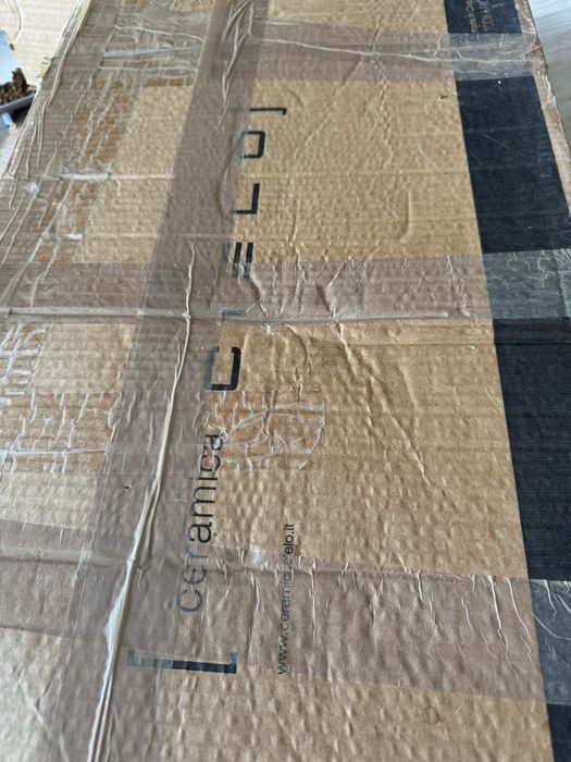 Umywalka cielo half moon 85 cm biala