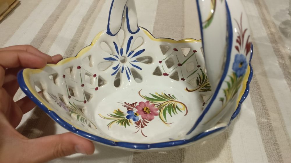 Cesta de Porcelana novo