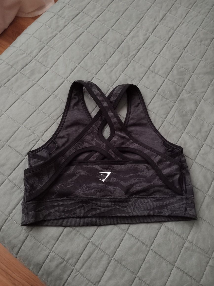 Gymshark rozmiar M top stanik sportowy fitness