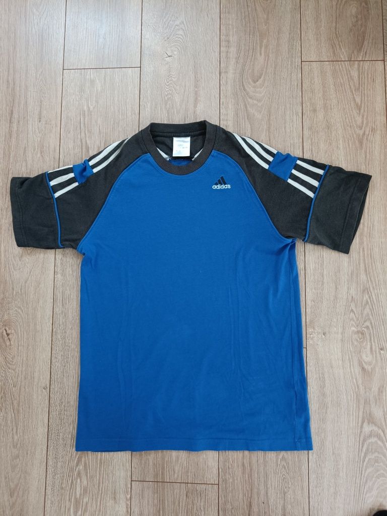 Koszulka bluzka T-shirt Adidas M niebieska