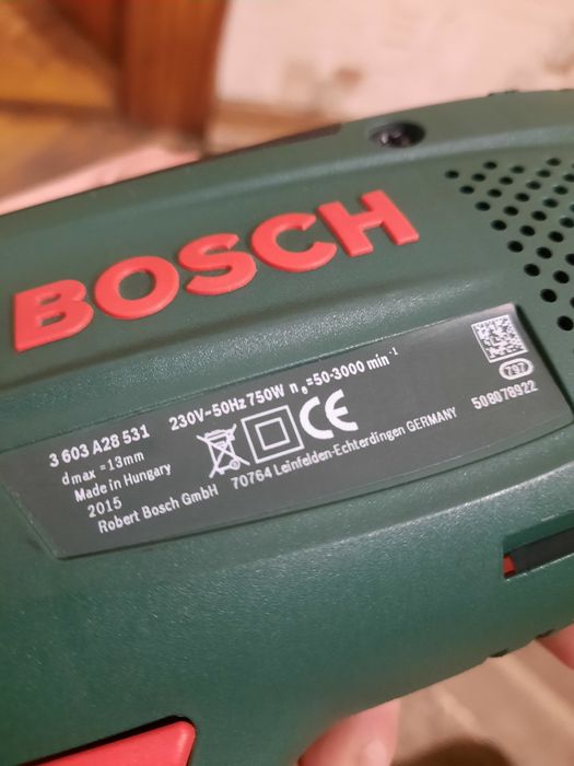 Стан нової!!Дрель ударна Bosch PSB 750 RCE,750вт