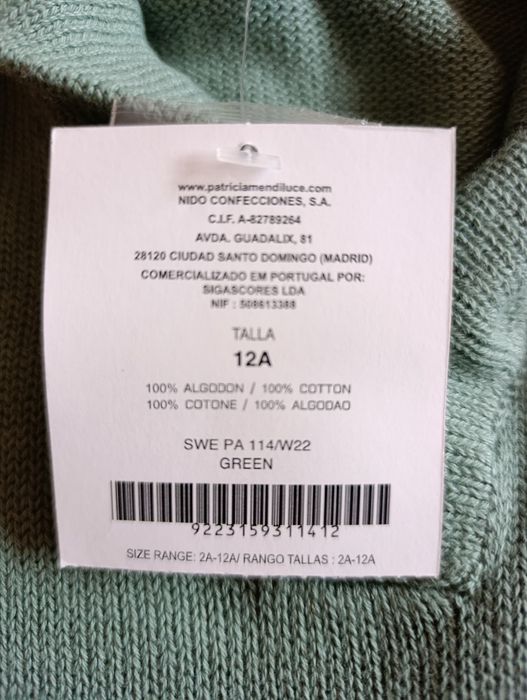 Camisola de lã rapaz