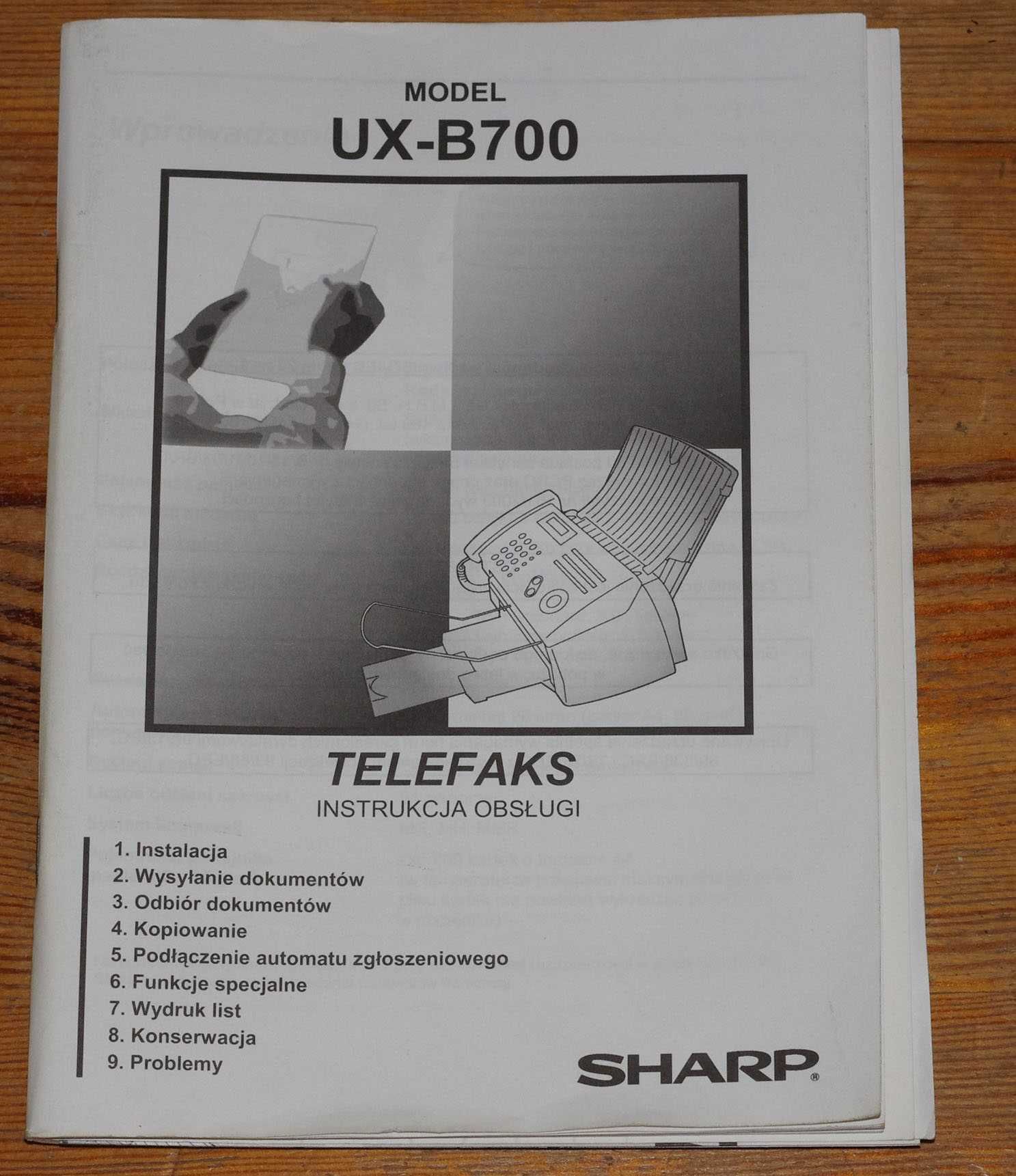 Telefax SHARP UX-B700