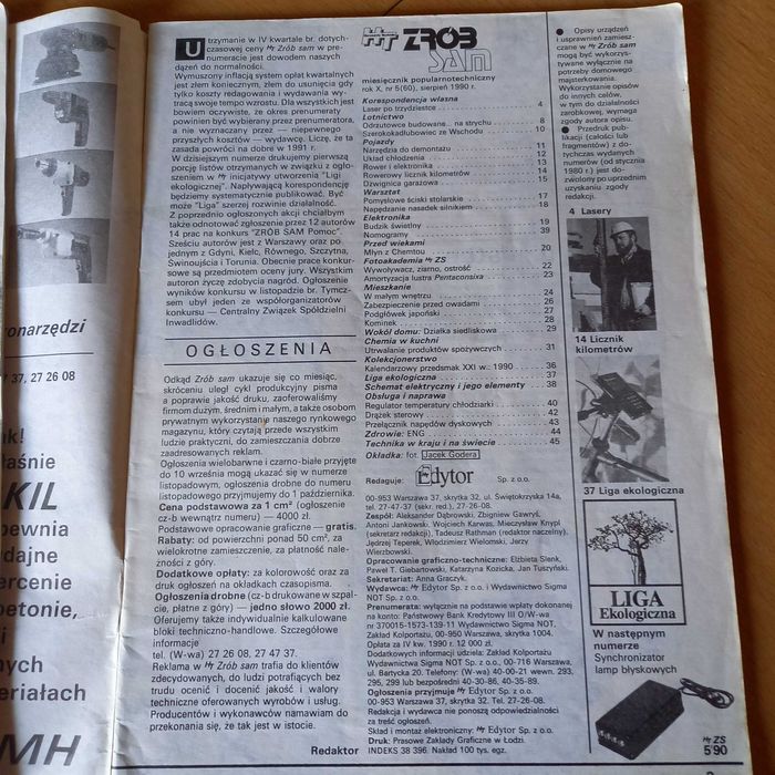 stare numery czasopisma "Zrób Sam"