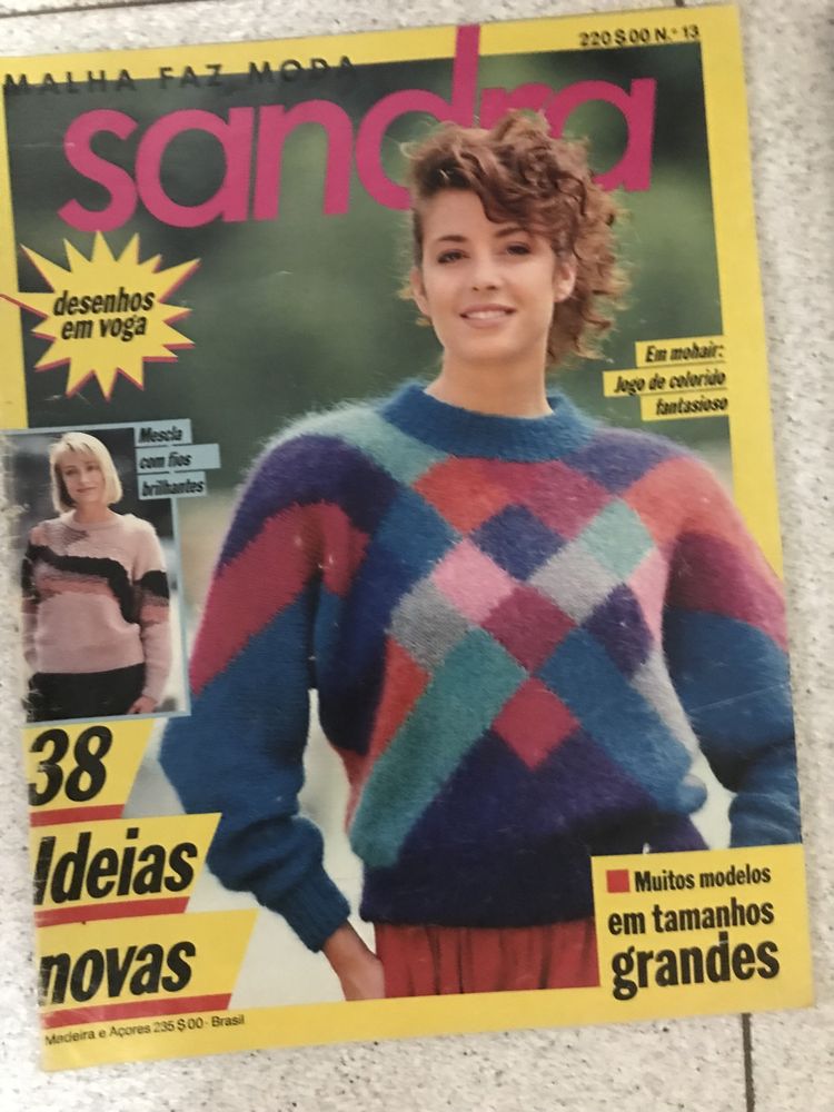 Revistas antigas de tricou