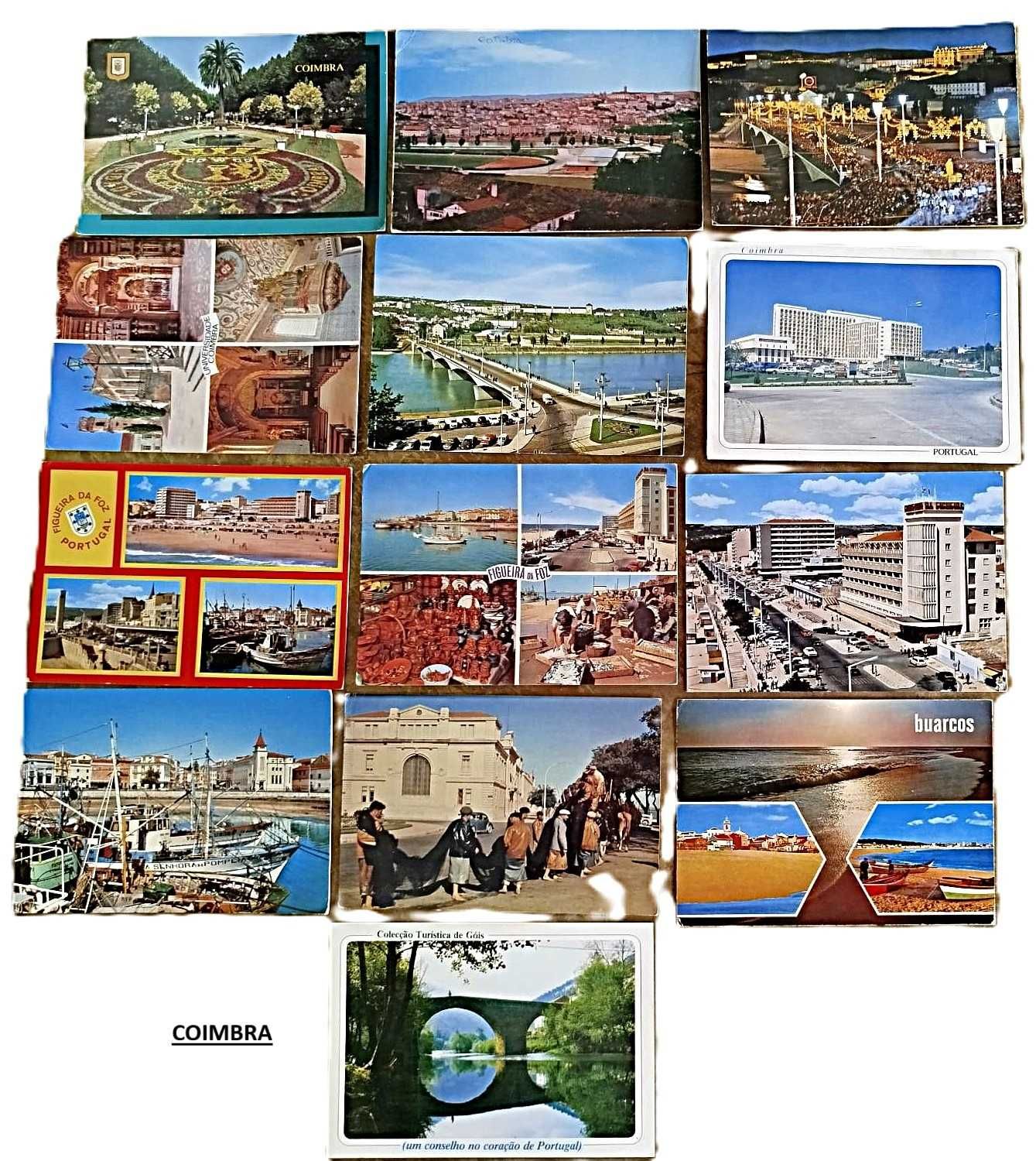 667 Postais Ilustrados Antigos– Portugal e Outros Países a Cores e P&B