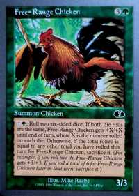 Magic the Gathering  - Free-Range Chicken  - Unglued Edition