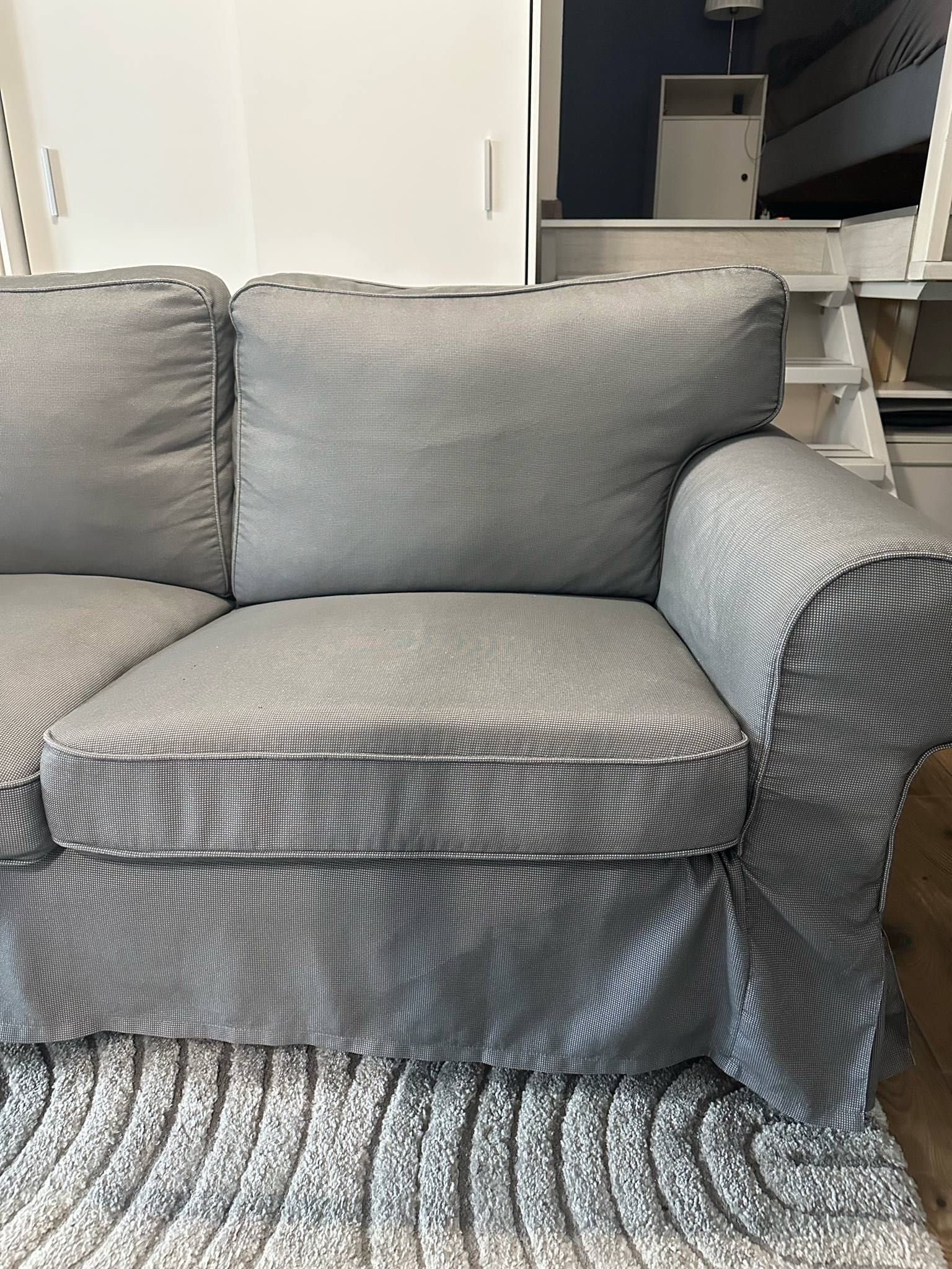 Sofa / Kanapa Ektorp Hakebo - stan idealny, szara (dostępna)