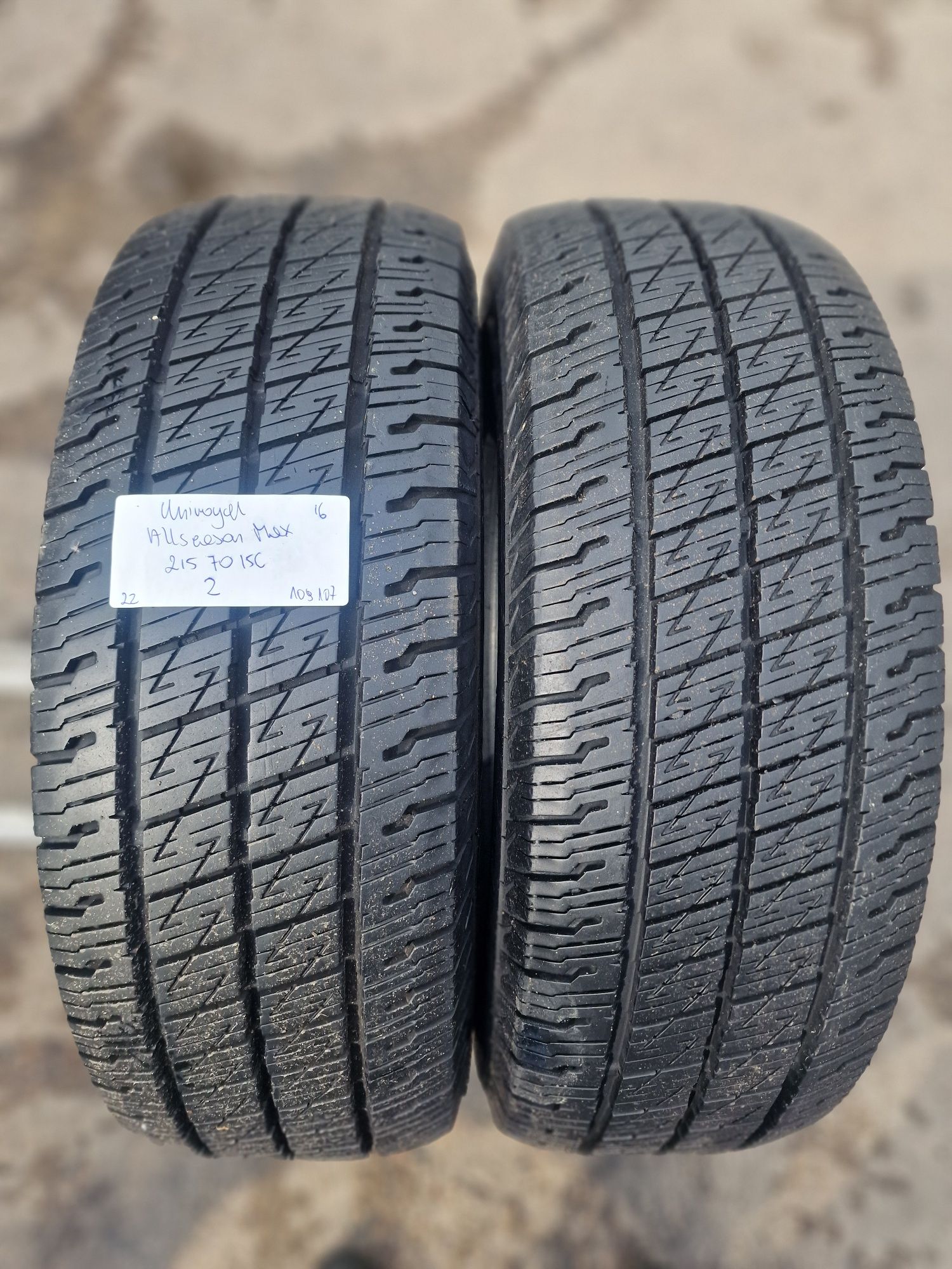 215/70/15C 215/70R15C UNIROYAL 2022 CAŁOROCZNE