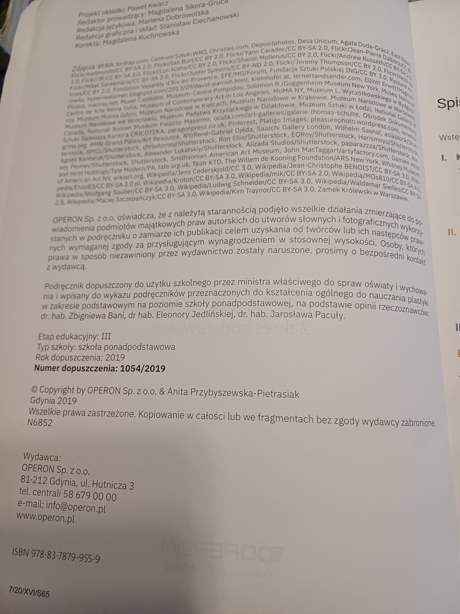 Plastyka podr dla szkół ponadpodstawowych zakres podstawowy