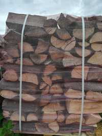 Drewno kominkowe i opałowe SUCHE SEZONOWANE paletowane mix premium