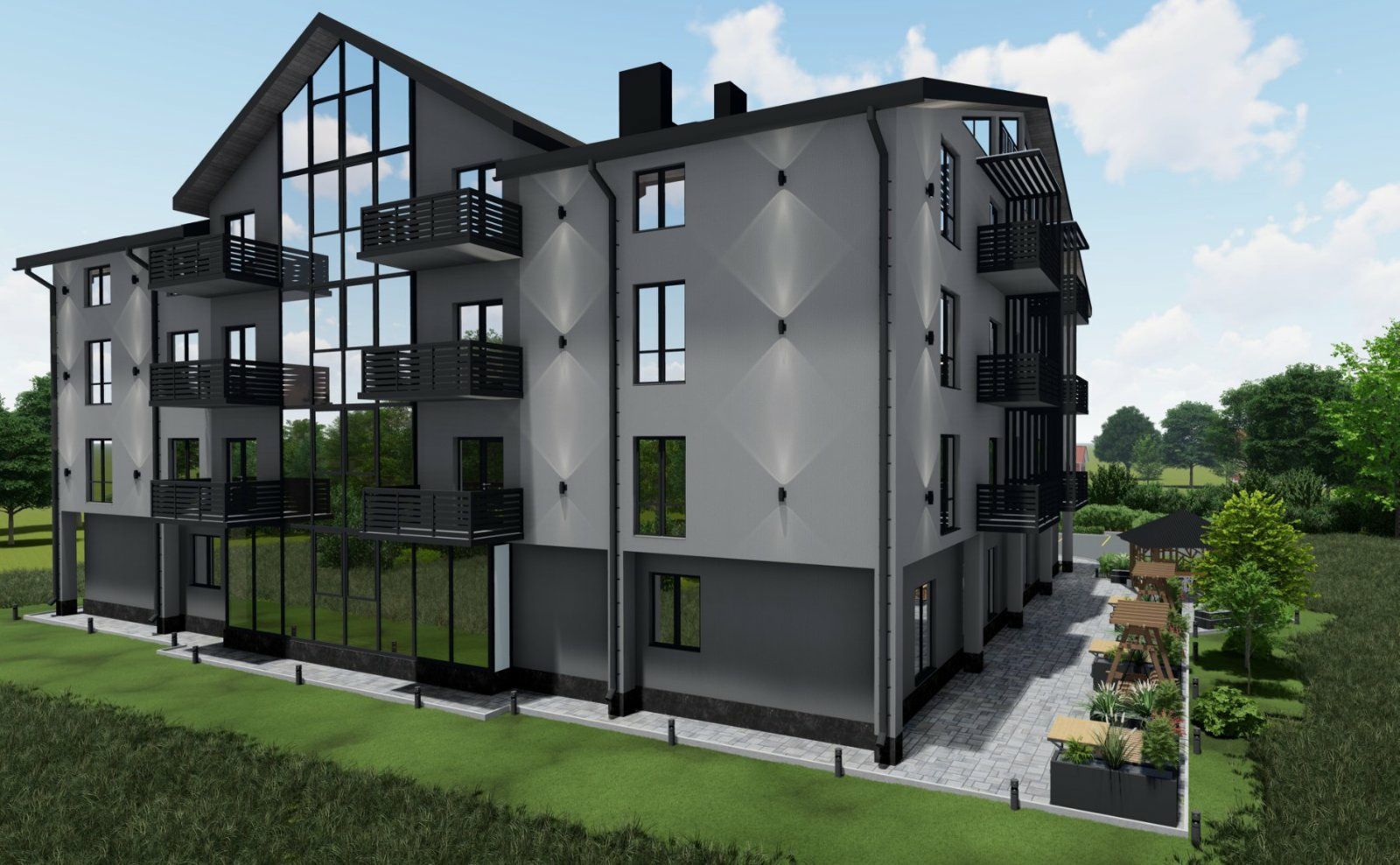 Новобудова з великим балконом ,,Dream House", центр Садгори, р-н АТБ
