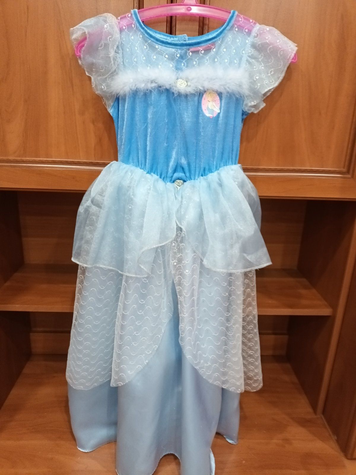Sukienka, strój karnawałowy księżniczki/kopciuszka, Elzy